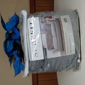 Surefit Gray Loveseat Slipcover